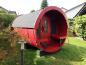Preview: Saunafass Fasssauna Sauna Holzsauna Runde Holz Saunas 6-8 Personen 350cm