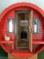 Preview: Runde Holzsauna Fasssauna Saunafass outdoor Landhaus Garten Saunas 3m