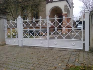 Flügeltor elektrisches Tor Toreinfahrt Tore Elektro Automatik Flügeltore Schwenk Einfahrt Schmiedeisen Einfahrtstore Schiebe oder Flügeltor Echte Handarbeit Maßanfertigung Modell #024fluegeltor