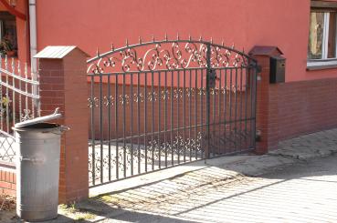 Flügeltor elektrisches Tor Toreinfahrt Tore Elektro Automatik Flügeltore Schwenk Einfahrt Schmiedeisen Einfahrtstore Schiebe oder Flügeltor Echte Handarbeit Maßanfertigung Modell #047fluegeltor