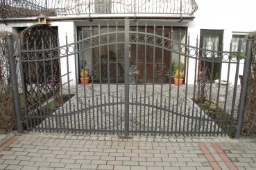 Flügeltor elektrisches  Tor Toreinfahrt Tore Elektro Automatik Flügeltore Schwenk Einfahrt Schmiedeisen Einfahrtstore Schiebe oder Flügeltor Echte Handarbeit Maßanfertigung Modell #053fluegeltor