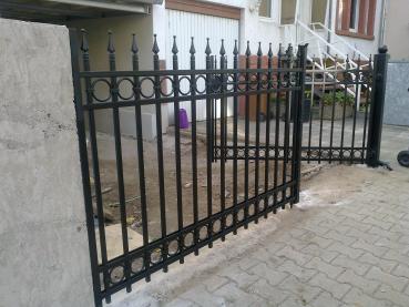 Flügeltor elektrisches  Tor Toreinfahrt Tore Elektro Automatik Flügeltore Schwenk Einfahrt Schmiedeisen Einfahrtstore Schiebe oder Flügeltor Echte Handarbeit Maßanfertigung Modell #060fluegeltor