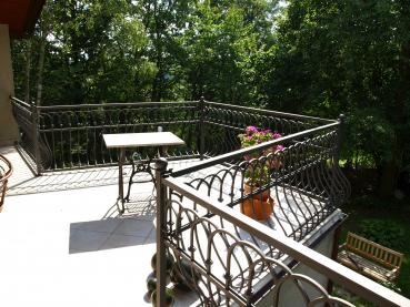 Klassisches Außengeländer Balkongeländer , Treppengeländer, Balkon , Treppe , Geländer , Echte Handarbeit Pulverbeschichtet Modell #115