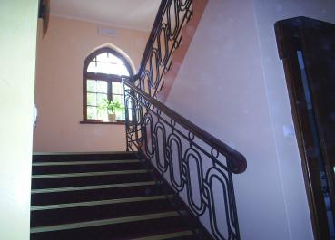 Treppengeländer Innentreppen Geländer Handlauf Echen Holz Metall Eisen Handgefertiges Treppengeländer Maßanfertigung #174Geländer