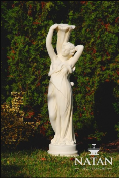Garten Dekoration Terrasse Stein Statue Figuren Figur Deko Statue Skulptur Frau