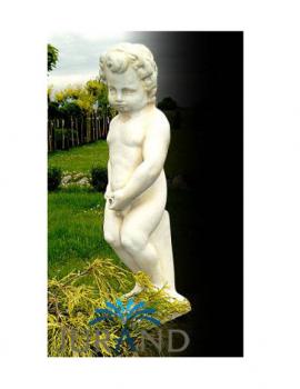 WASSERSPEIER BRUNEN FIGUR STEINFIGUR FÜR GARTEN DEKO TEICH WASSERSPUCKER 6017