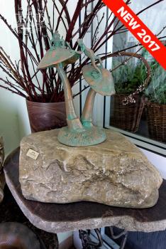 WASSERSPIELER BRUNNEN FIGUR STEINFIGUR GARTEN TEICH WASSERSPUCKER FROSCH 6031