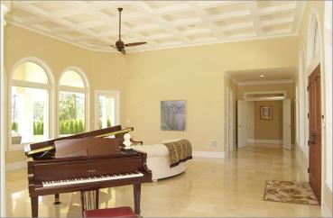 Marmorboden Fliesen Belag Crema Marfil Polierter Fliese Belag Design Marmor 15m²