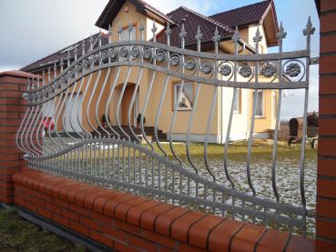 Aussen Garten Grundstueck Gelaender Zaun Klassisch M.191