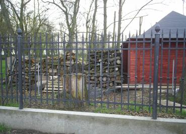 Aussen Garten Grundstueck Gelaender Zaun Klassisch M.241