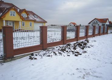 Aussen Garten Grundstueck Gelaender Zaun Klassisch M.246