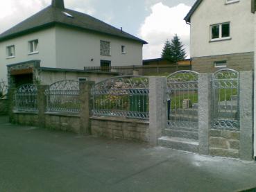 Aussen Garten Grundstueck Gelaender Zaun Klassisch M.255