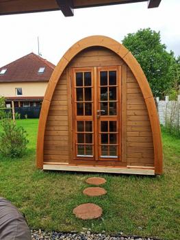 Sauna Holz Garten Holzsauna 400x240cm Outdoor Saunas Trockensauna Woodpro