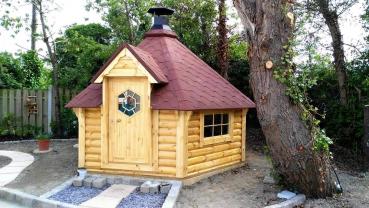 Preview: Grillkabine Grillkota Hütte Grillhütte Haus Finnische Grills Grillhaus 9,2 m²