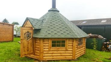 Preview: Grill Grillkota Hütte Grillhütte Haus Finnische Grills Grillhaus 14,9 m² Kota