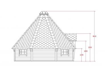 Grill Grillkota Hütte Grillhütte Haus Finnische Grills Grillhaus 25m² Kota