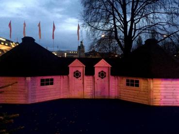 Hütte Berghütten Sauna Grillkota 39m² Holzhaus Garten Laube Kota Grills