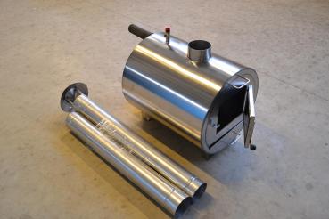 Whirlpool Badefass Externer Bad Thermoholz Pool Ofen Holz Fass Garten