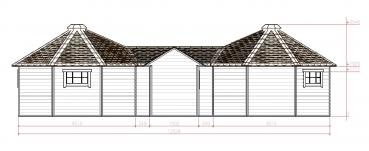 Pavillon Gartenpavillon Grillkota Grillhütte Holz Rustikal Pavillons & Pergolen