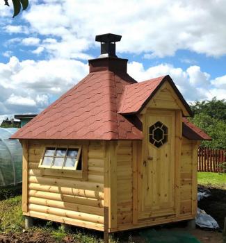 Preview: Sauna Grill kota Holzhaus Garten Laube Kota Grills neu 9,2 m² Kota