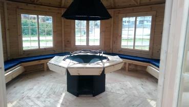 Preview: Grillhütte Grill Grillkota Hütte Haus Finnische Grills Grillhaus 14,90 m² Kota