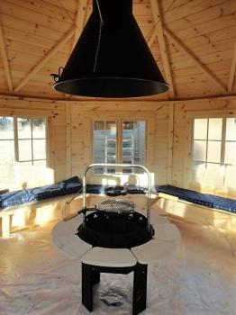 Preview: Grill Grillkota Hütte Grillhütte Haus Finnische Grills Grillhaus 14,90 m² Kota