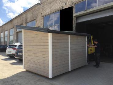 Preview: Sauna Holzsauna Fasssauna Saunafass Landhaus Garten Außensauna Trockensauna