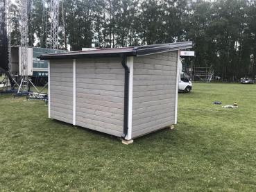 Preview: Sauna Holzsauna Fasssauna Saunafass Landhaus Garten Außensauna Trockensauna