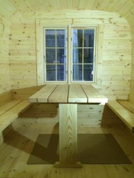 Camping Platz Schlafplatz Haus Campingfass Ferienhaus Hütte Holzhaus