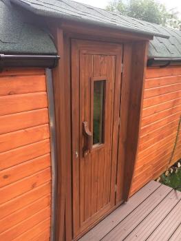 Preview: Holzsauna Gartensauna Saunafass Sauna Fasssauna Outdoor Sauna 6-10 Personen