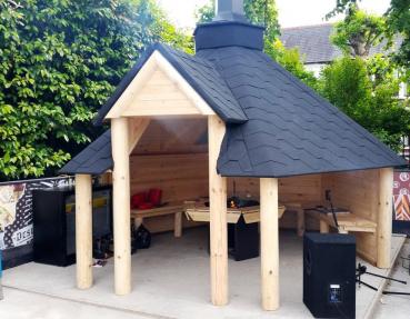 Grill Offene Grillkota Outdoor Grills Holz Grillecke Kota Offene bis 15 Personen