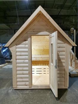 Preview: Sauna Gartensauna Trockensauna Finnische Saunas Holz Außensauna Garten