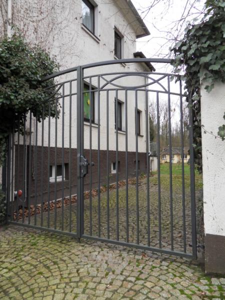 Flügeltor elektrisches  Tor Toreinfahrt Tore Elektro Automatik Flügeltore Schwenk Einfahrt Schmiedeisen Einfahrtstore Schiebe oder Flügeltor Echte Handarbeit Maßanfertigung Modell #374fluegeltor