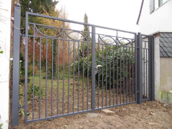 Flügeltor elektrisches  Tor Toreinfahrt Tore Elektro Automatik Flügeltore Schwenk Einfahrt Schmiedeisen Einfahrtstore Schiebe oder Flügeltor Echte Handarbeit Maßanfertigung Modell #375fluegeltor