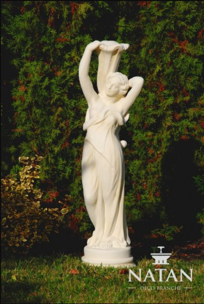 Garten Dekoration Terrasse Stein Statue Figuren Figur Deko Statue Skulptur Frau