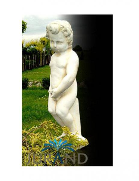 WASSERSPEIER BRUNEN FIGUR STEINFIGUR FÜR GARTEN DEKO TEICH WASSERSPUCKER 6017