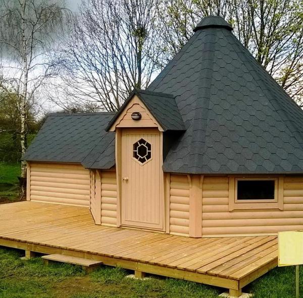 Grill Grillkota Hütte Grillhütte Haus Finnische Grills Grillhaus 25m² Kota