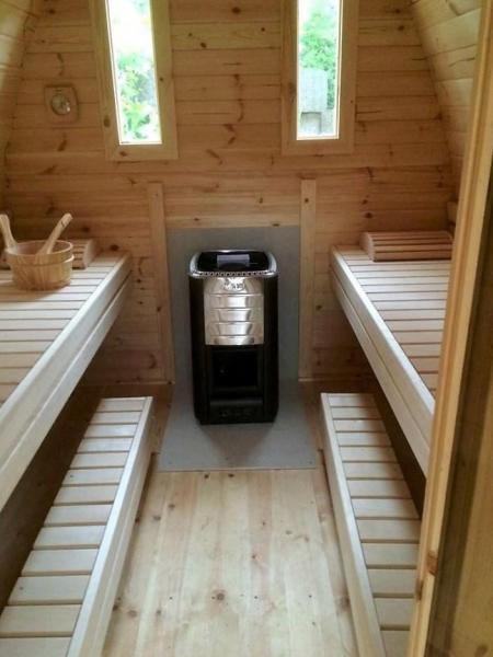 Sauna Gartensauna Saunas Finnische Holz Außensauna Ofen Saunahaus