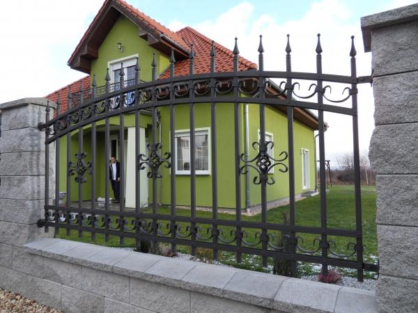 Aussen Garten Grundstueck Gelaender Zaun Klassisch M.209