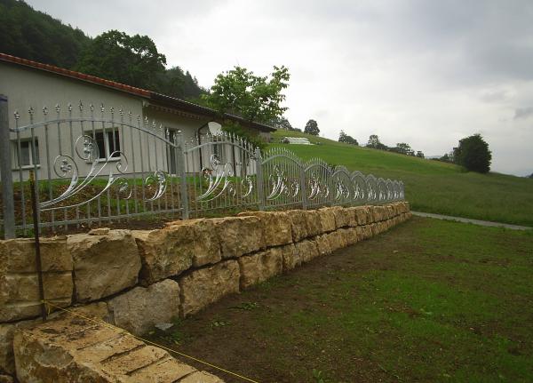 Aussen Garten Grundstueck Gelaender Zaun Klassisch M.220
