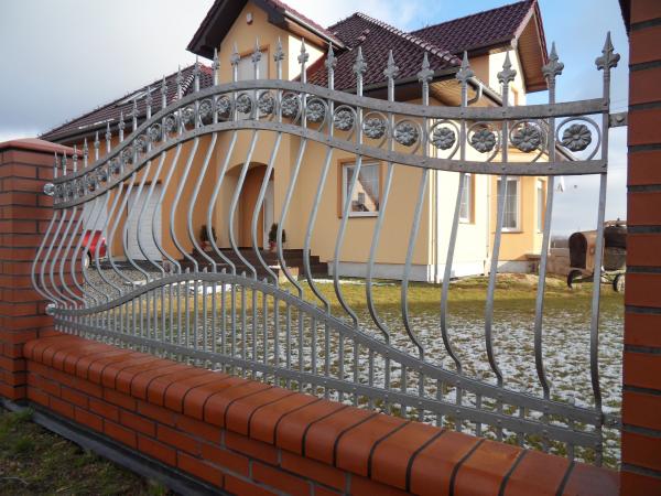Aussen Garten Grundstueck Gelaender Zaun Klassisch M.191