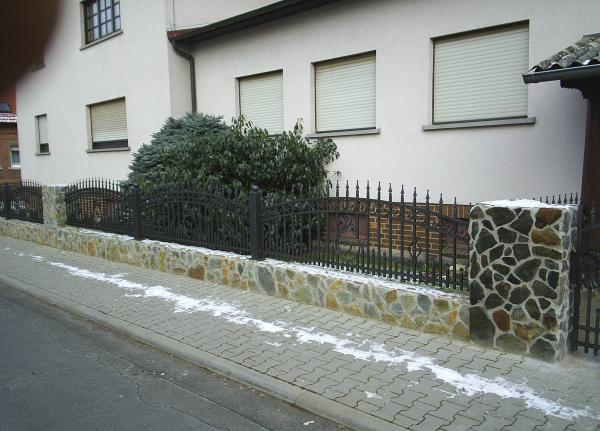 Aussen Garten Grundstueck Gelaender Zaun Klassisch M.225