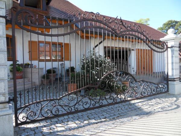 Aussen Garten Grundstueck Gelaender Zaun Klassisch M.406