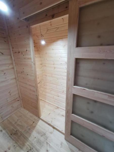 Holz Hütte Camping Haus 3,0 x 4,8 m Campinghaus Ferienhaus Holz Personen 2-4