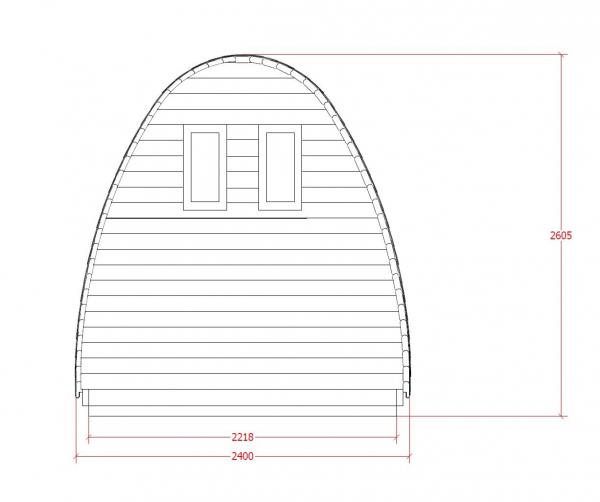 Sauna Holz Garten Holzsauna Outdoor Saunas Trockensauna Woodpro 400x240cm