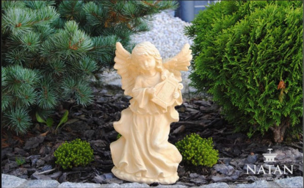 Grabschmuck Schmuck Figur Statuen Figuren Grab Denkmahl Dekoration Engel Harfe