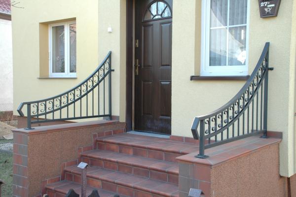 Spezielle Anfertigung Metall Gelaender Treppen Aufsatz M.319