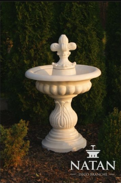 Zierbrunnen Springbrunnen 120cm Skulptur Brunnen Deko Garten Fontaine Teich Neu