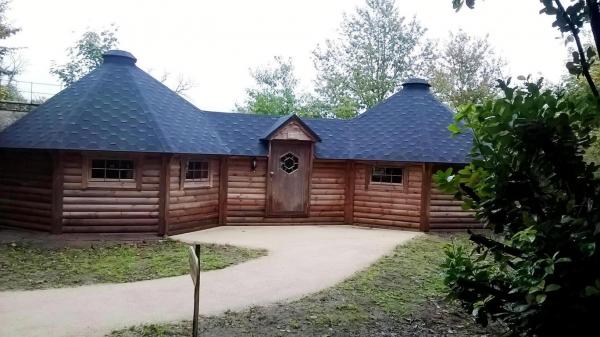 Hütte Berghütten Sauna Grillkota 39m² Holzhaus Garten Laube Kota Grills