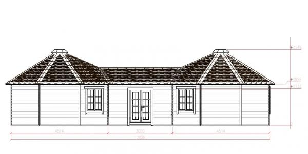 Pavillon Gartenpavillon Grillkota Grillhütte Holz Rustikal Pavillons & Pergolen